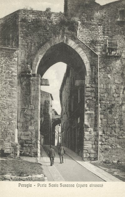 Perugia, Porta Santa Susanna av Italian Photographer
